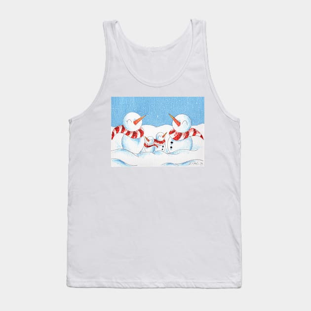 Festive Family Tank Top by KristenOKeefeArt